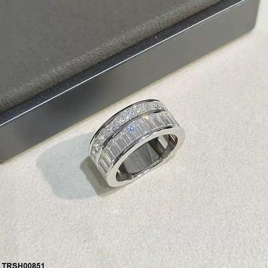 TRSH00851 CSH Round Double Stone Ring - TRSH
