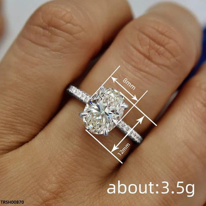 TRSH00870  CSH Oval Stone Ring - TRSH