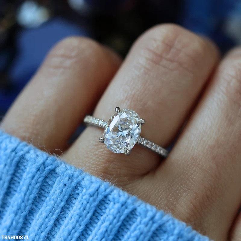 TRSH00871 CSH Round Stone Ring - TRSH