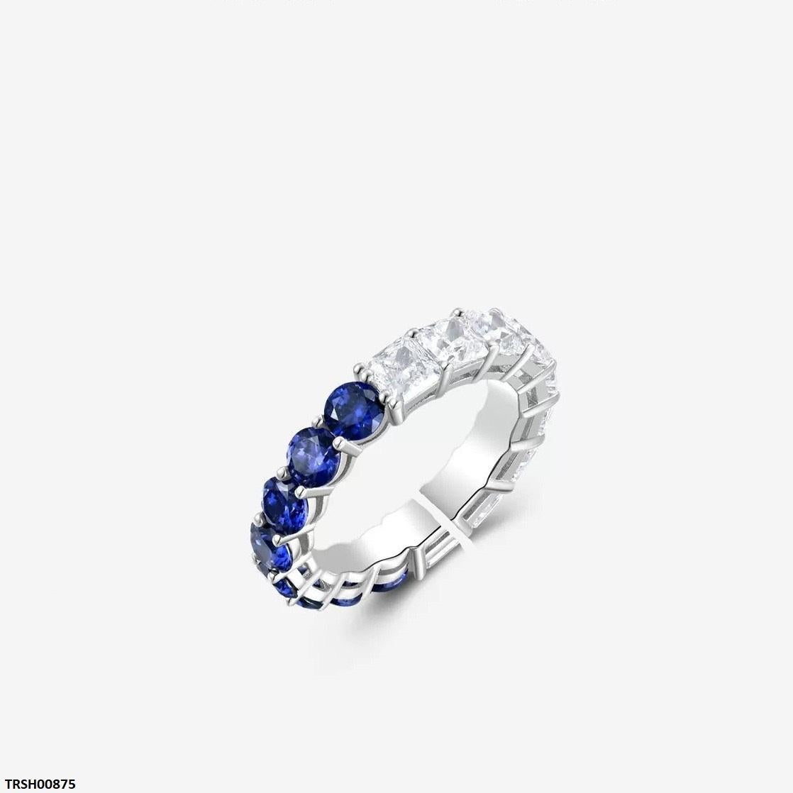 TRSH00875 GWH Round Square Stone Adjustable Ring - TRSH