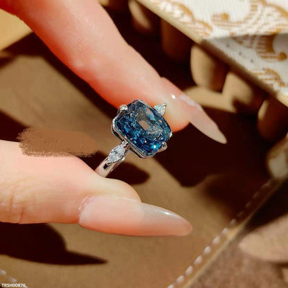 TRSH00876 GWH Rectangle Stone Adjustable Ring - TRSH