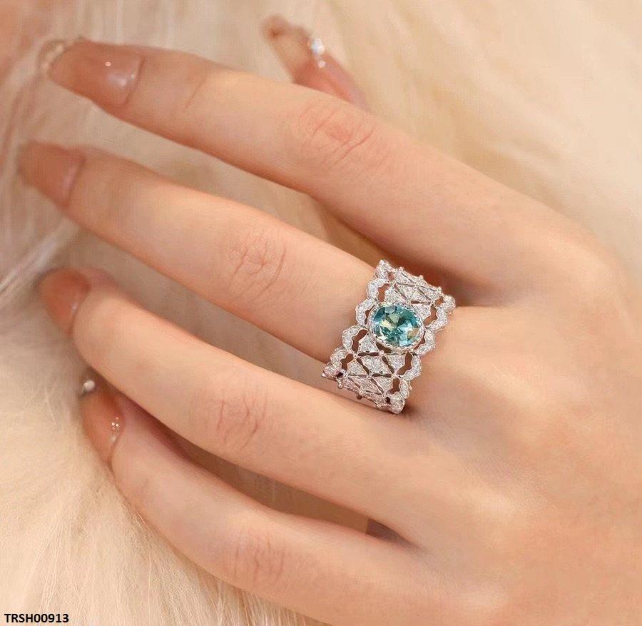 TRSH00913  CJD Imp Zircon Oval Ring  - TRSH