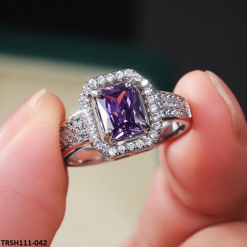 TRSH111 CSH Purple Cushion Ring