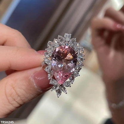 TRSH245 CJD Tear Layer Cathedral Adjustable Ring