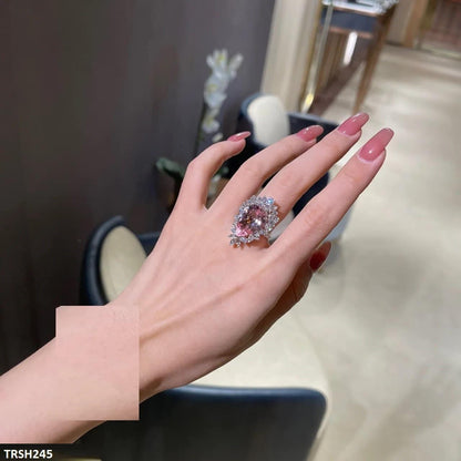 TRSH245 CJD Tear Layer Cathedral Adjustable Ring