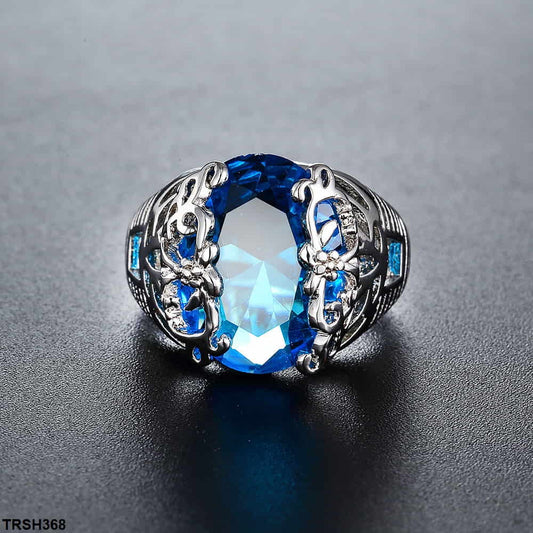 TRSH368 YLE Oval Butterfly Ring