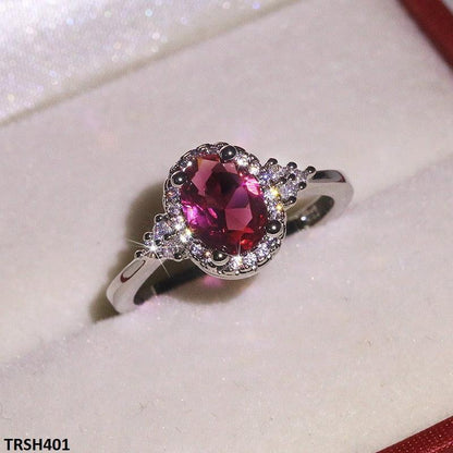 TRSH401 KYC Step Oval Ring