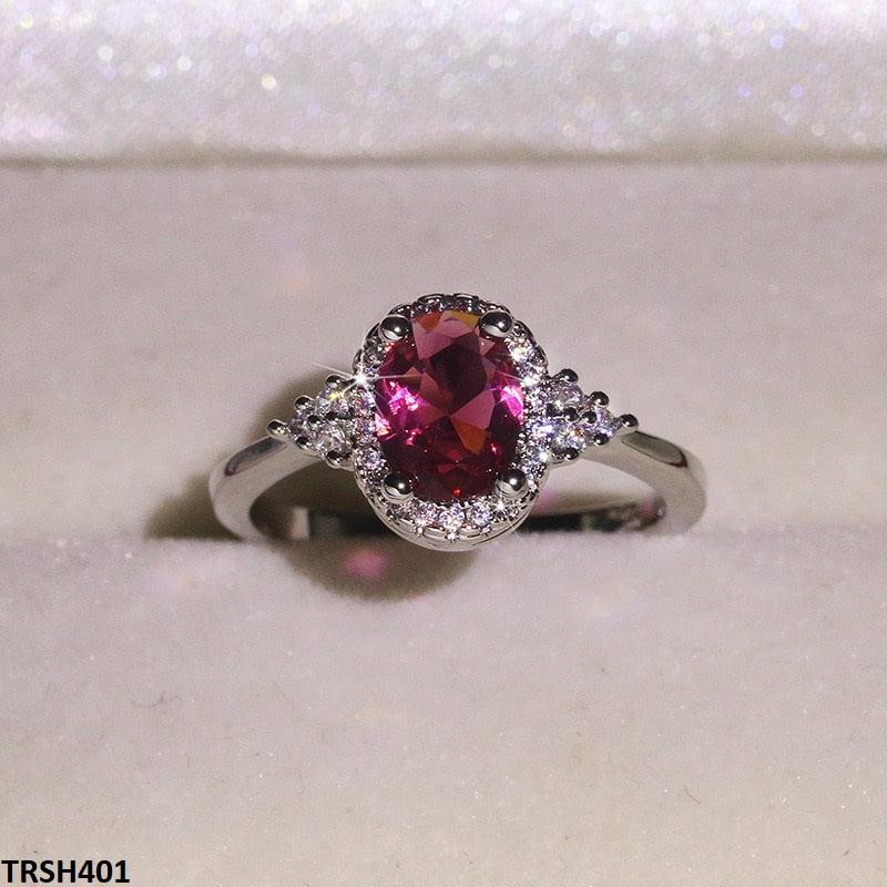 TRSH401 KYC Step Oval Ring