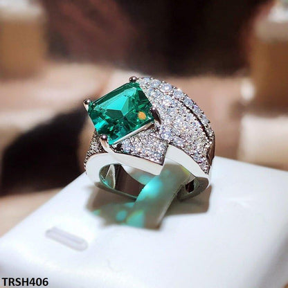 TRSH406 KYC Square Adjustable Ring