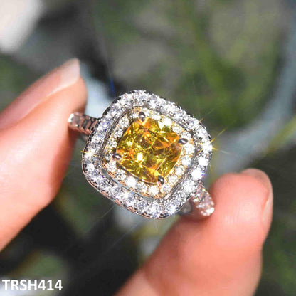 TRSH414 YJF Square Step Adjustable Ring