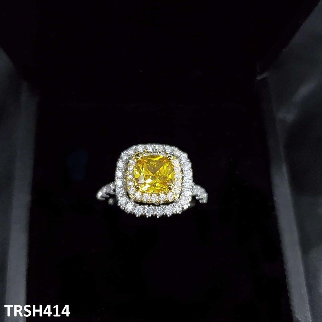 TRSH414 YJF Square Step Adjustable Ring