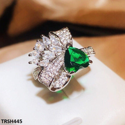 TRSH445 KYC Heart/Bow Adjustable Ring
