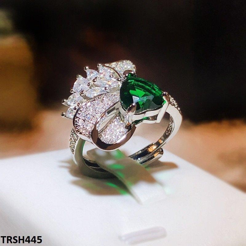 TRSH445 KYC Heart/Bow Adjustable Ring