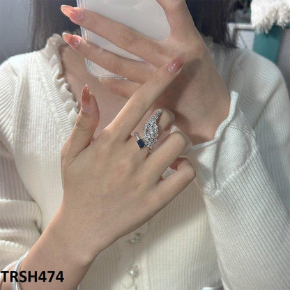 TRSH474 YJF Tear Leaf Ring