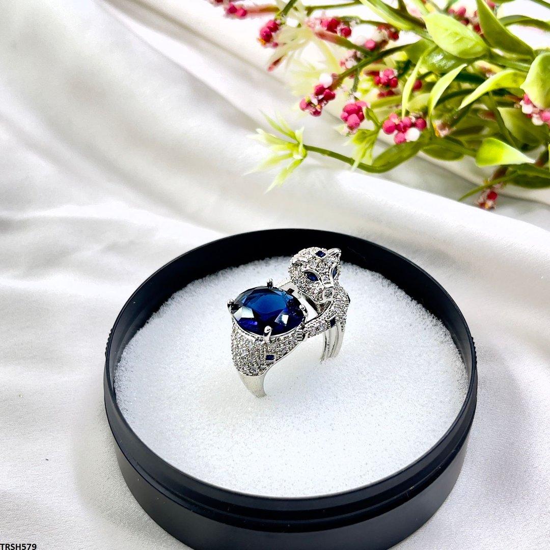 TRSH579 YXG Oval Tiger Ring Adjustable