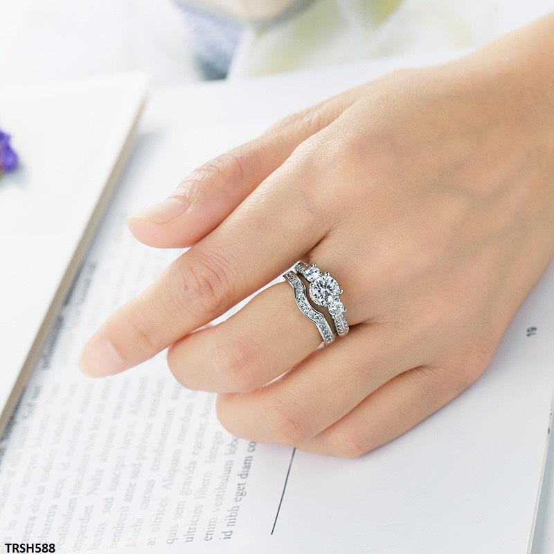 TRSH588 YLE Cocktail Couple Ring