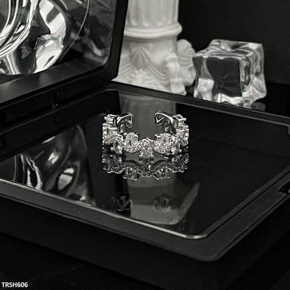 TRSH606 SJS Oval Stone Ring Adjustable