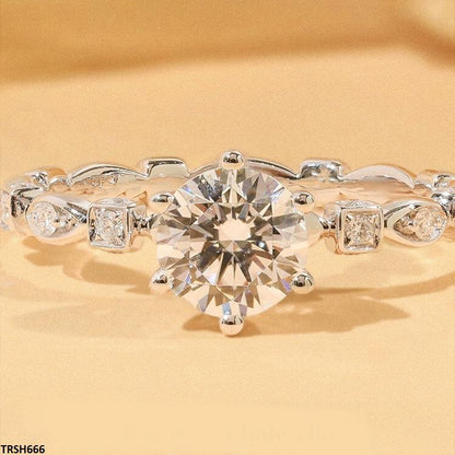 TRSH666 BJF Oval Stone Ring Adjustable