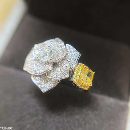 TRSH697 KRL Flower Ring Adjustable