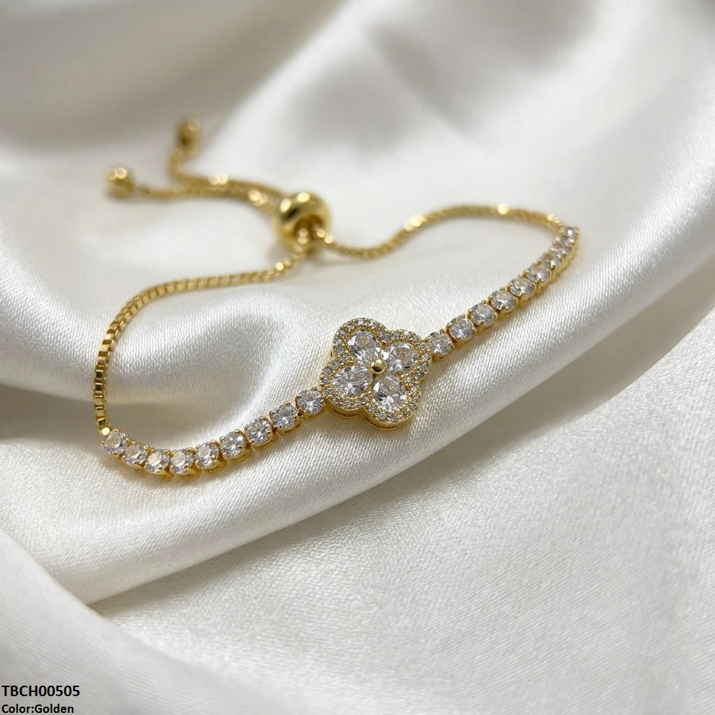 TBCH00505 DNG Flower  Bracelet Adjustable - TBCH