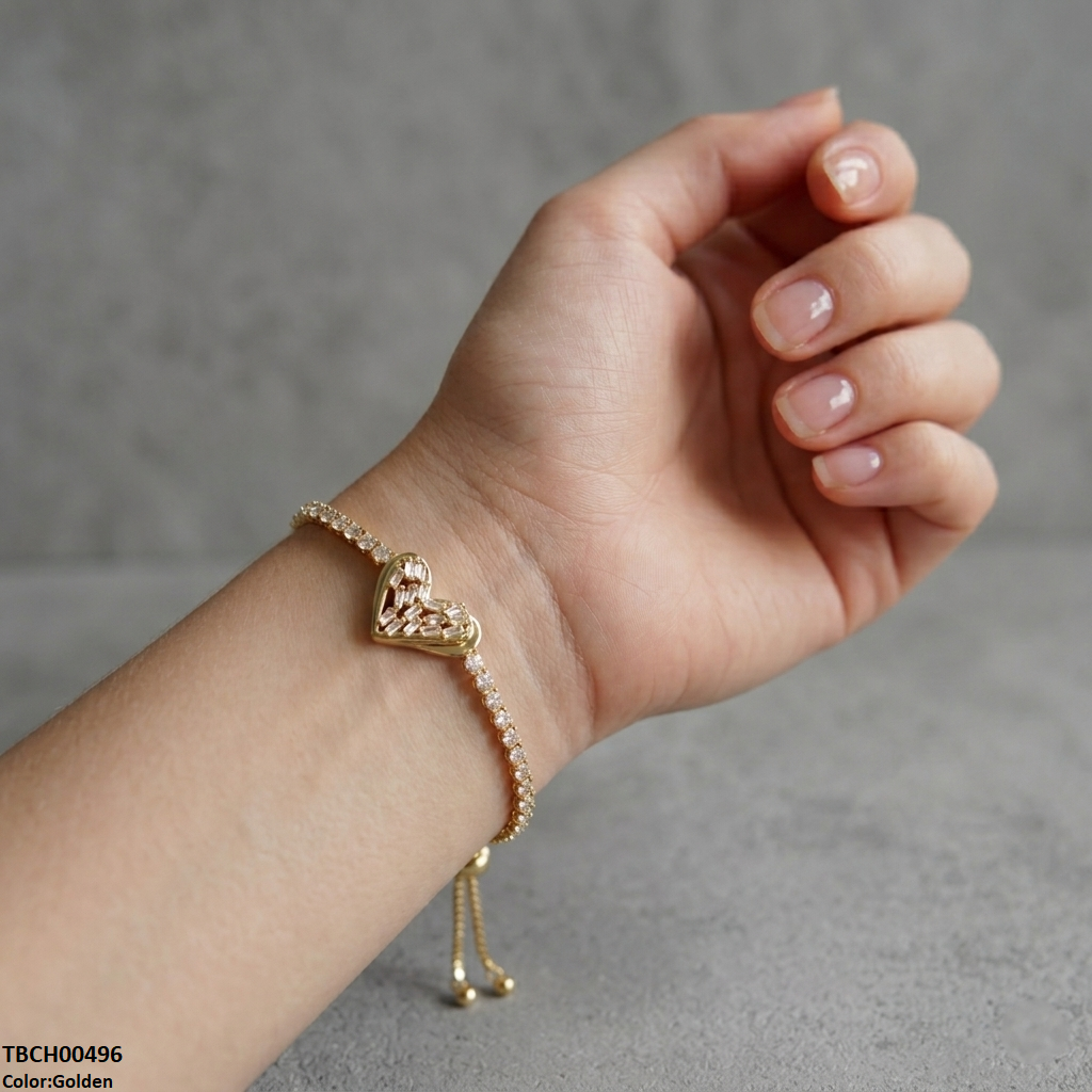 TBCH00496 DNG Heart Bracelet Adjustable - TBCH
