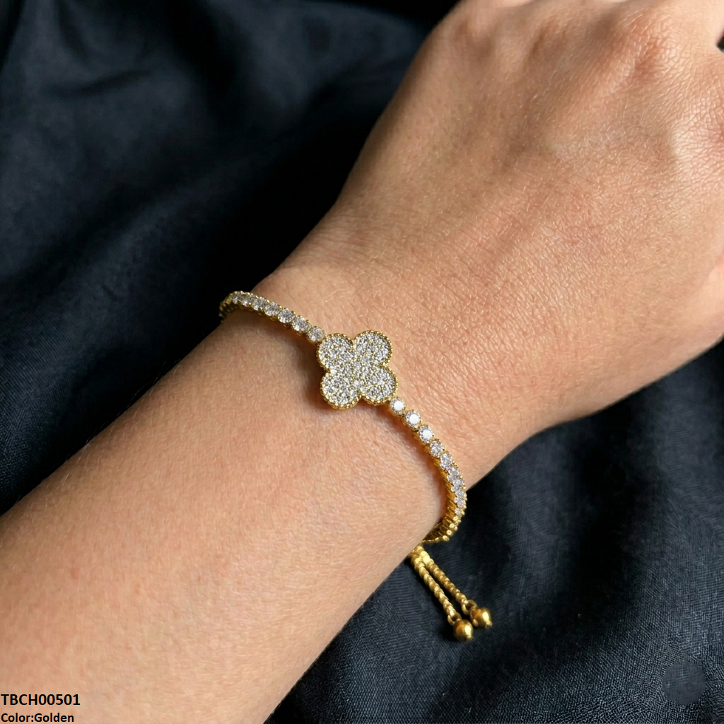 TBCH00501 DNG Flower Bracelet Adjustable - TBCH
