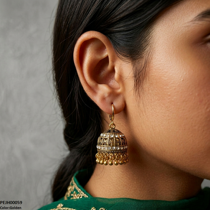 PEJH00059 - SDQ Meher Polki Jhumki - PEJH
