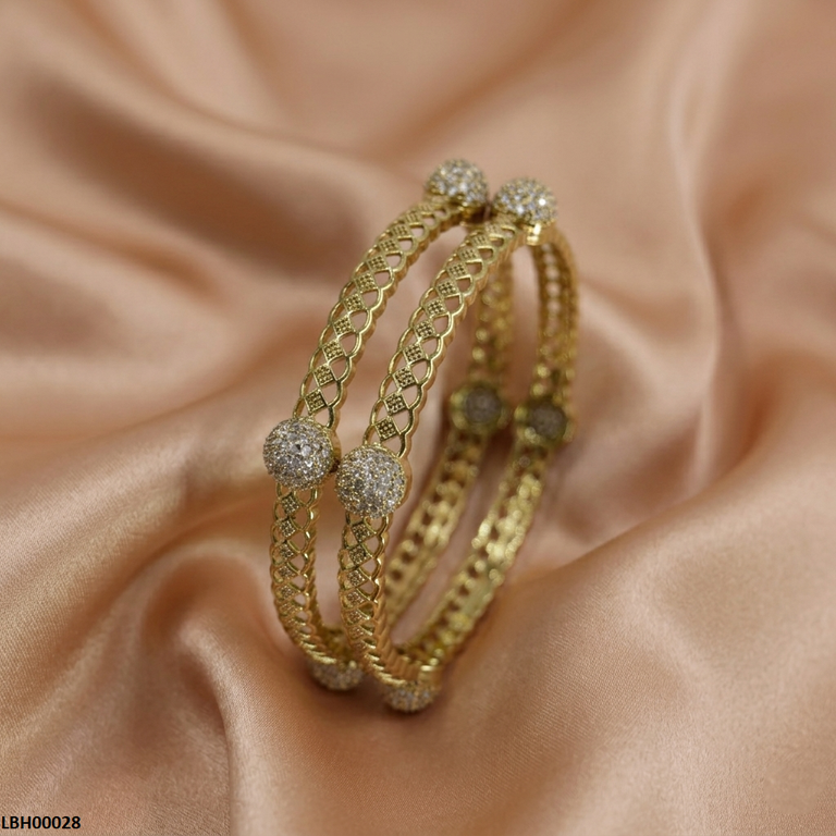 LBH00028 ANI Square Round Bangles Set- LBH