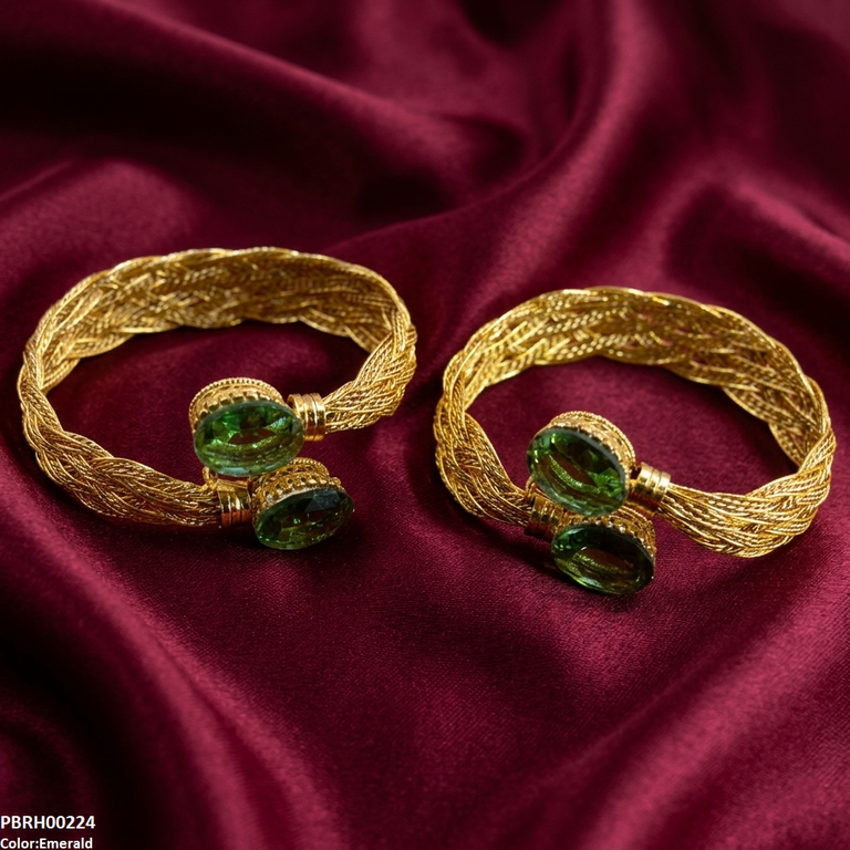 PBRH00224 MZM Oval Stone Bracelets -PBRH