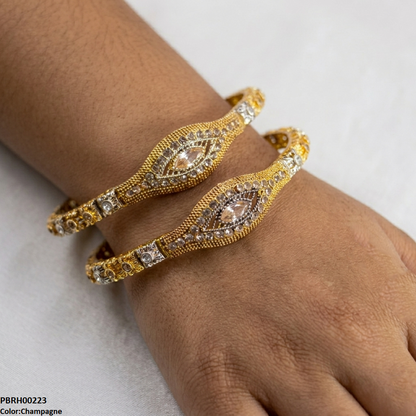 PBRH00223 MZM Marquise Stone Bracelet - PBRH