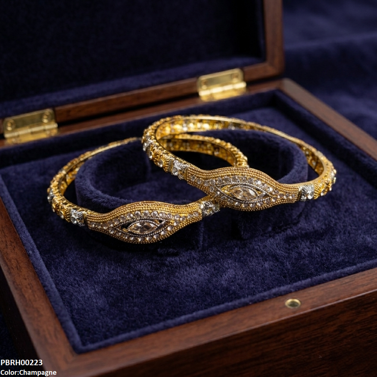 PBRH00223 MZM Marquise Stone Bracelet - PBRH
