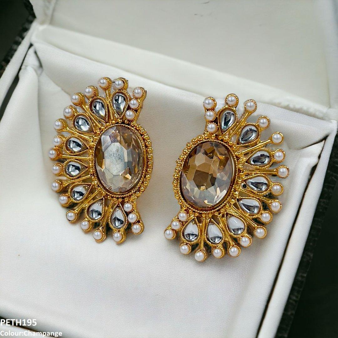 PETH195 FRN Oval-Tear Tops Pair