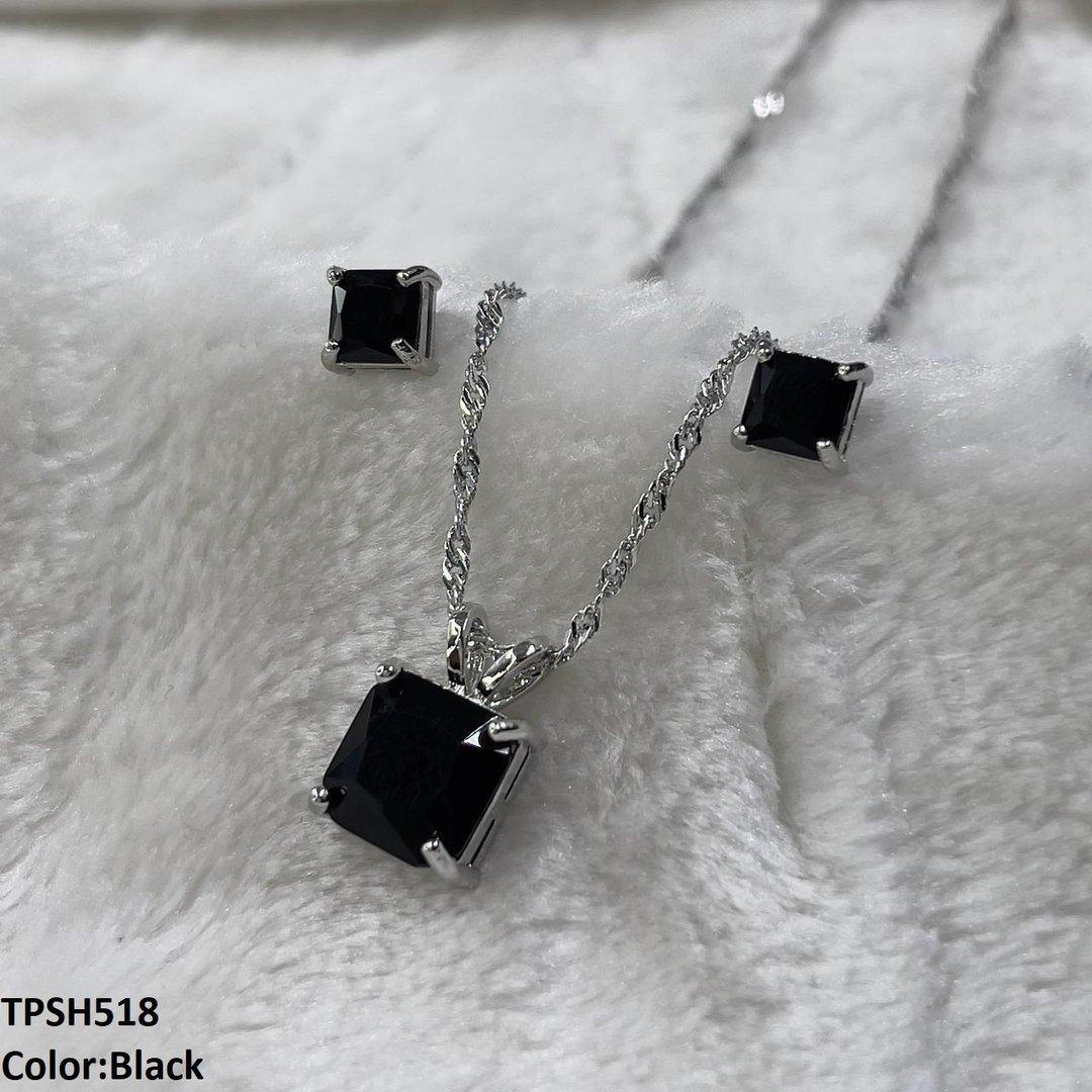 TPSH518 SHJ Square Pendent Set