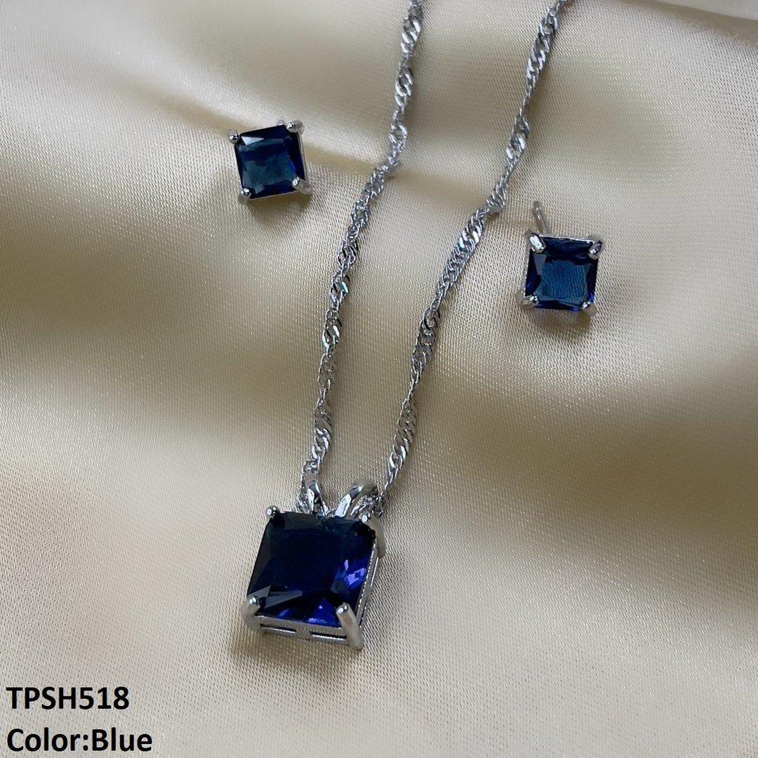 TPSH518 SHJ Square Pendent Set