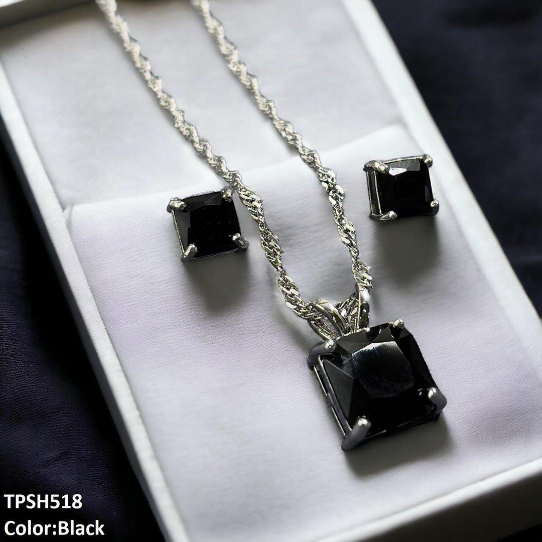 TPSH518 SHJ Square Pendent Set