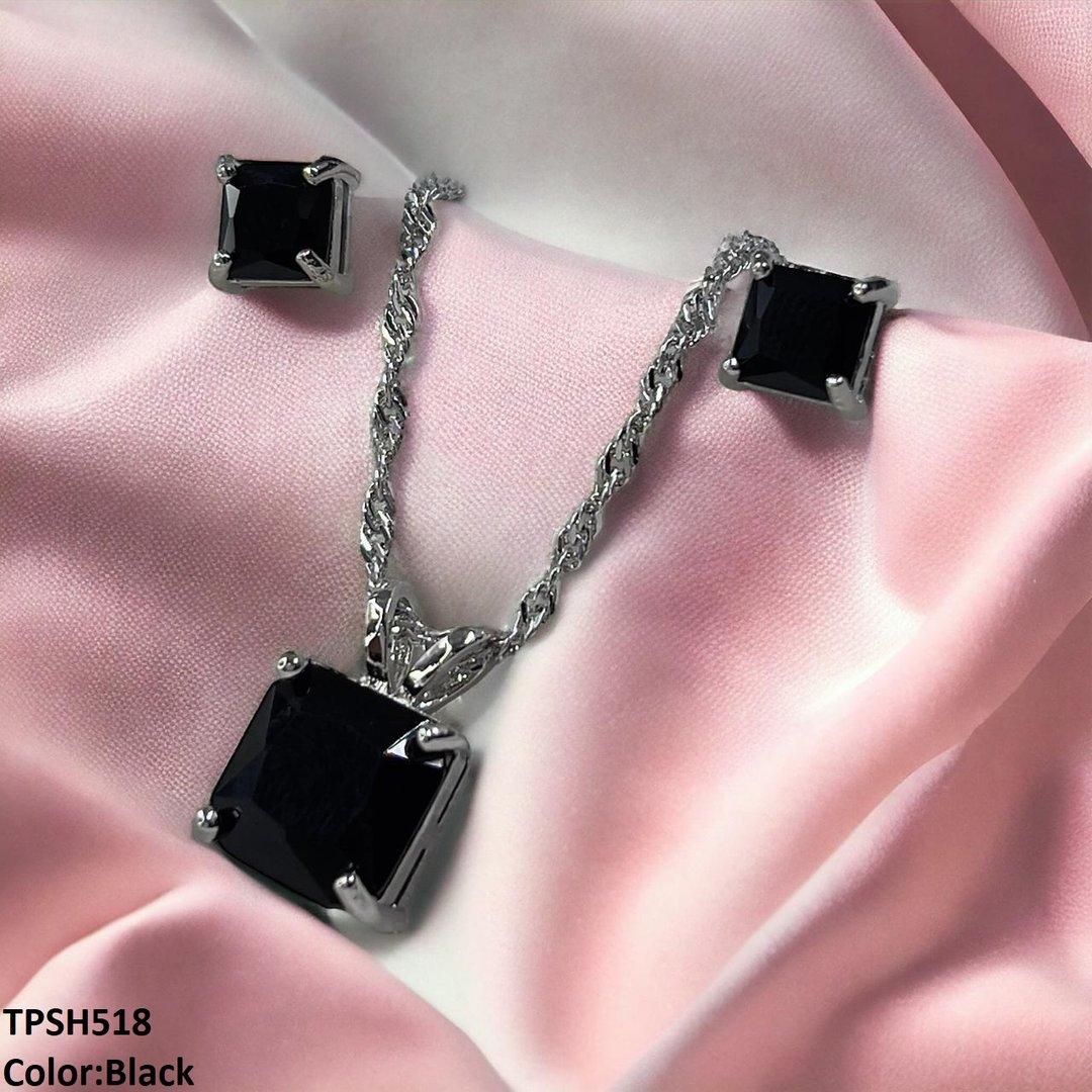 TPSH518 SHJ Square Pendent Set