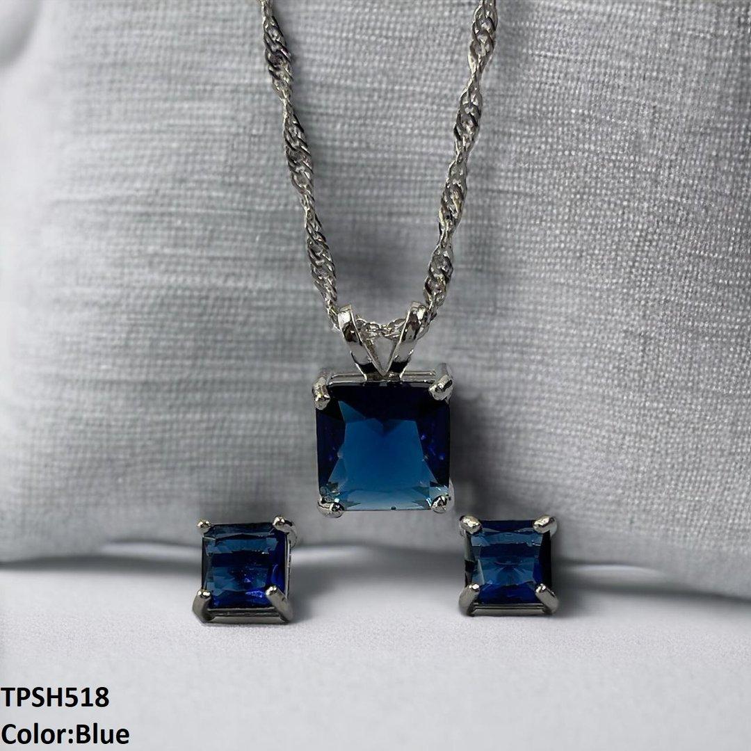 TPSH518 SHJ Square Pendent Set
