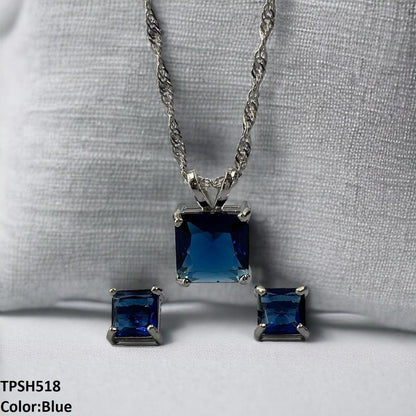 TPSH518 SHJ Square Pendent Set