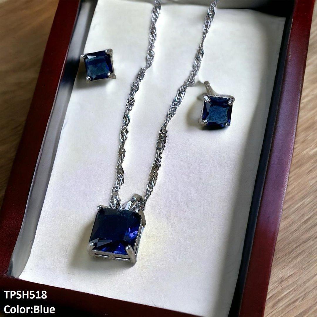 TPSH518 SHJ Square Pendent Set