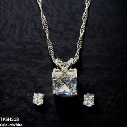 TPSH518 SHJ Square Pendent Set