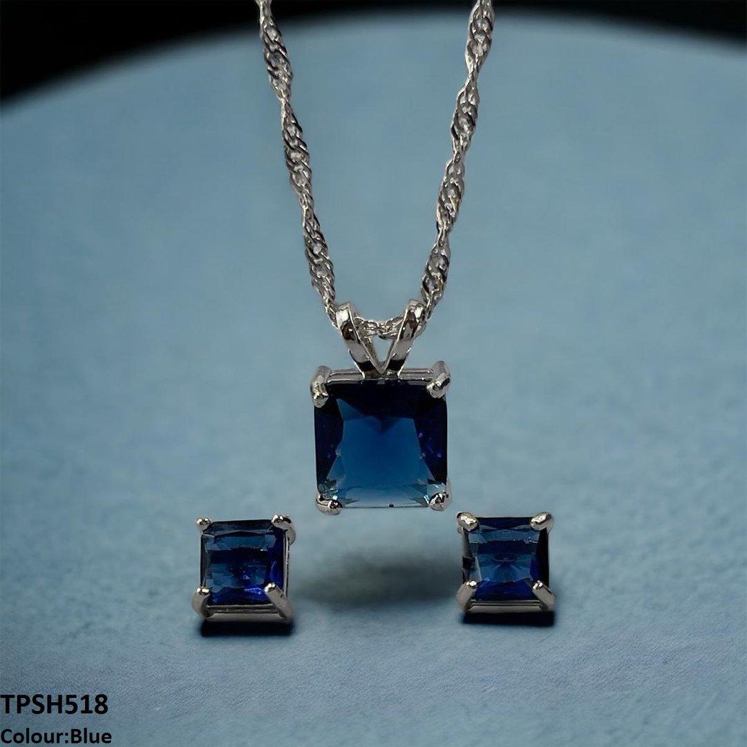 TPSH518 SHJ Square Pendent Set