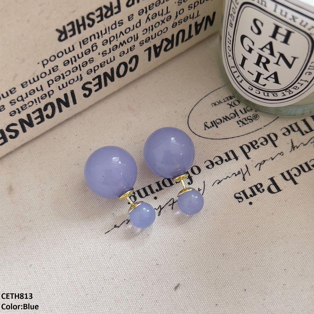 CETH813 ZLX Round Stud Tops Pair