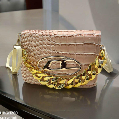 HBGH260 CYG Chain Oval Batch Hand Bag