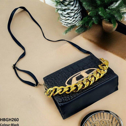 HBGH260 CYG Chain Oval Batch Hand Bag