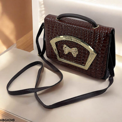 HBGH249-CYG HBGH249 CYG Crocodile Pattern Hand Bag