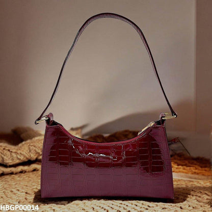 HBGP00014 Crocodile Pattern Armpit Hand Bag - HBGP