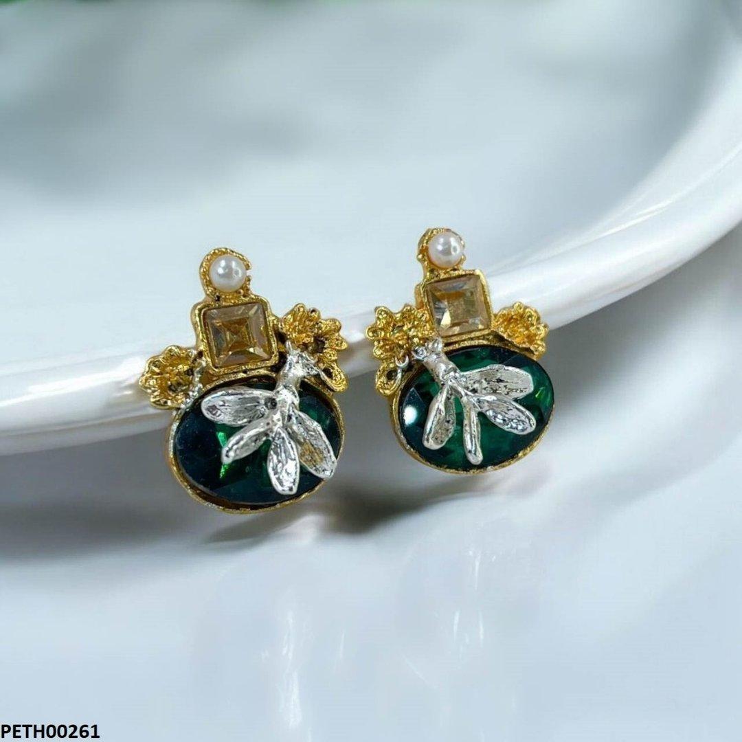 PETH00261 SDQ Oval Leaf Tops Pair - PETH