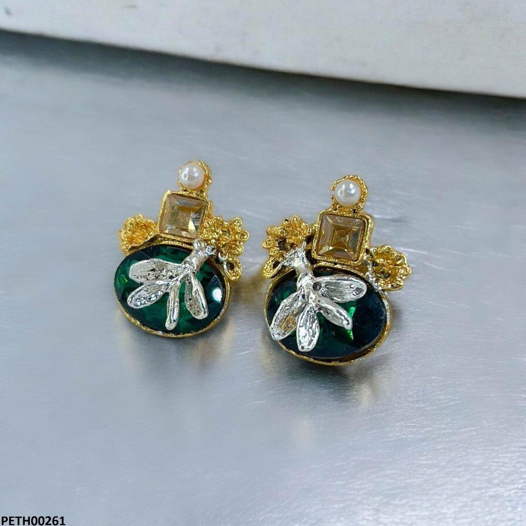 PETH00261 SDQ Oval Leaf Tops Pair - PETH