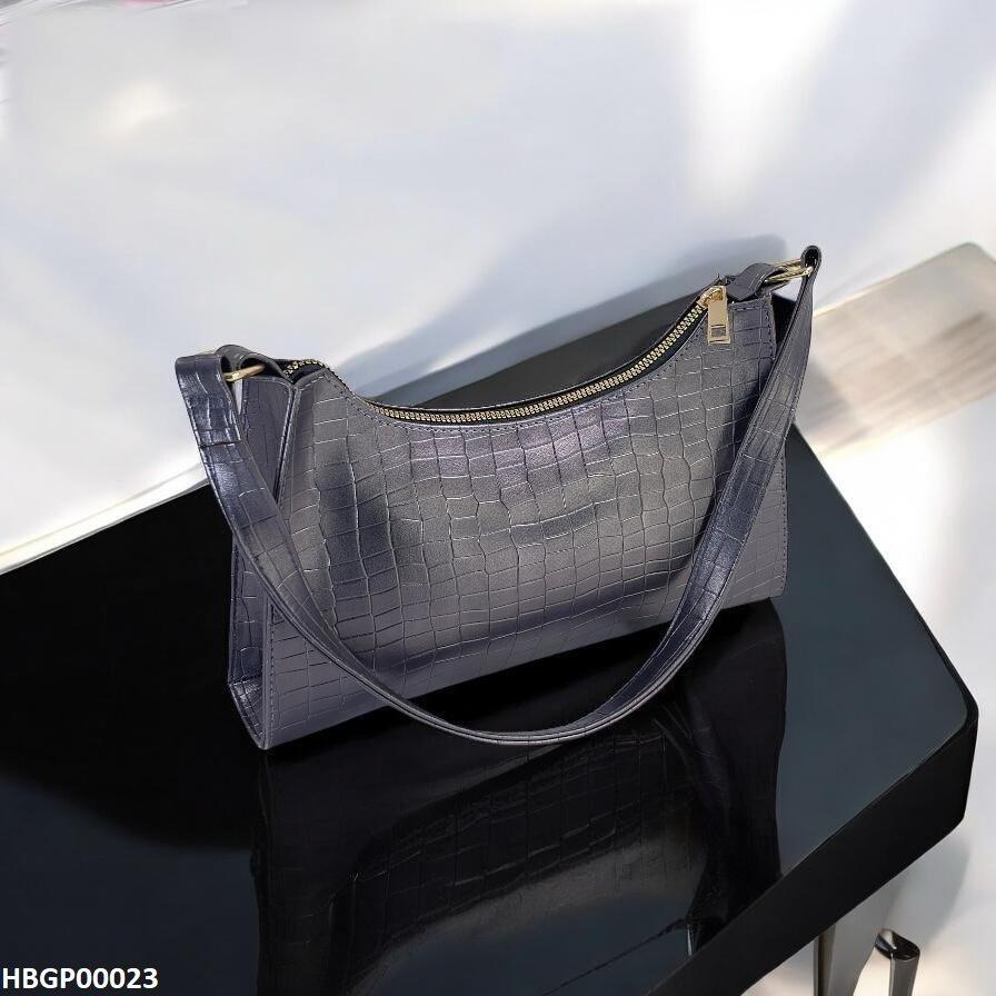 HBGP00023 Crocodile Pattern Armpit Hand Bag - HBGP