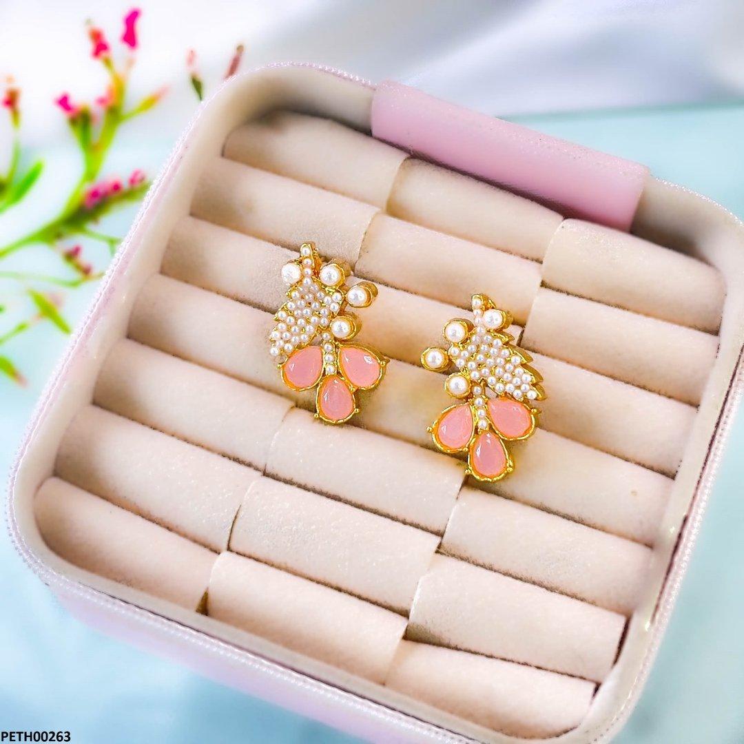 PETH00264 MZM Pearl Leaf Tops Pair - PETH